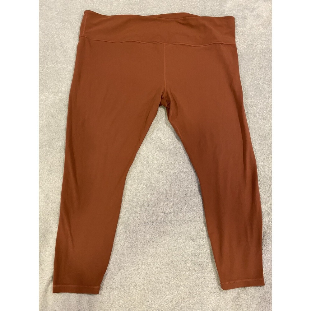 Athleta Transcend 7/8 Tight - Tawny Rose Size 2x Leggings Athleisure Mauve Pink